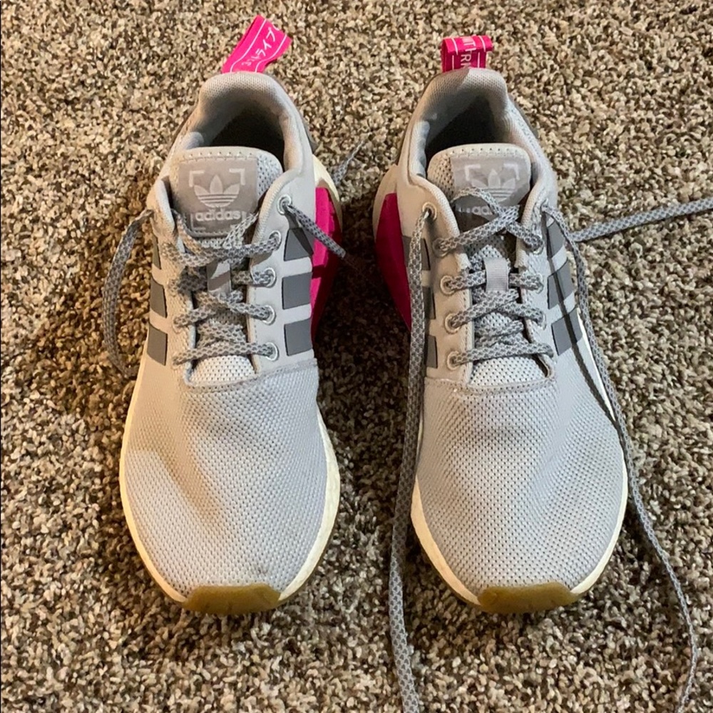 Adidas NMD slightly used, Small stain on right toe